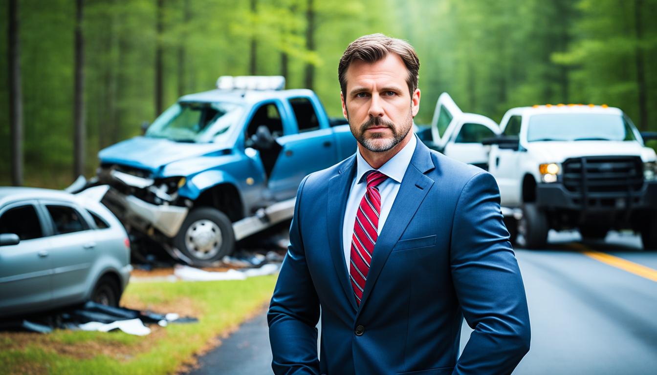 Virginia truck accident attorney in action