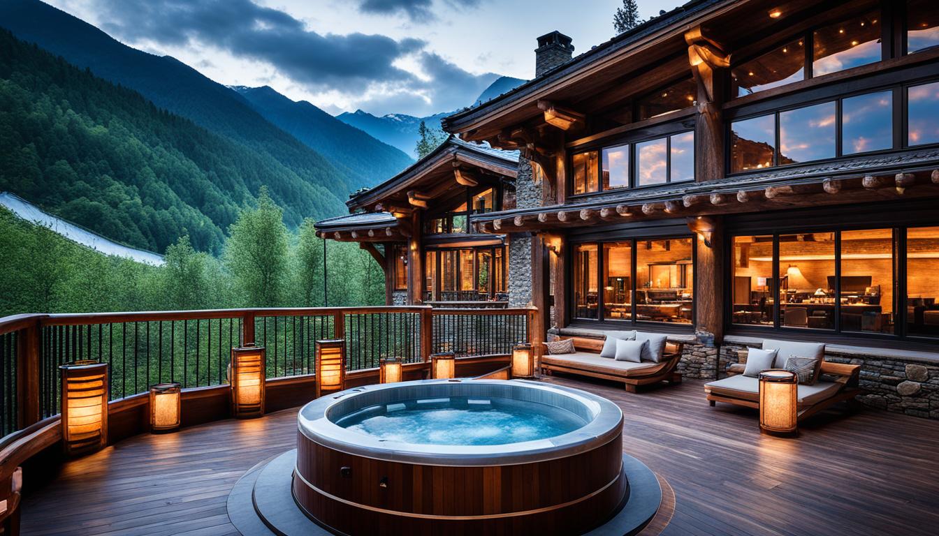 luxury mountain lodges Sichuan